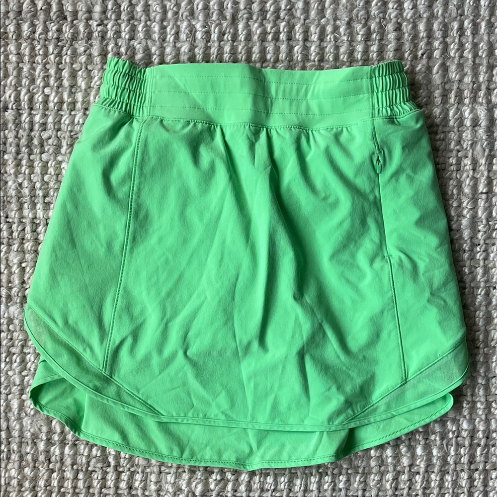 Lululemon Athletica Bright Green Skort